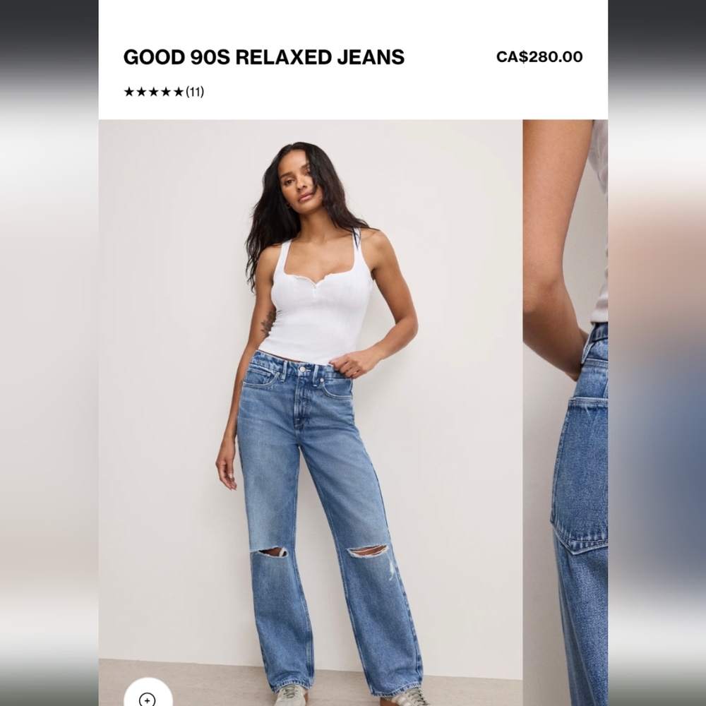 Good American 90s Relaxed Jeans